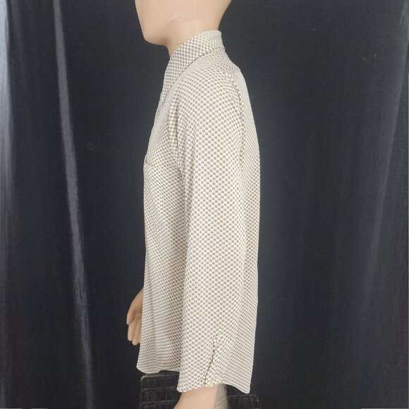 1970's INT. Internationalist by Arrow Men's Button Up Patterned Shirt 15-1/2, 34 - Picture 7 of 16